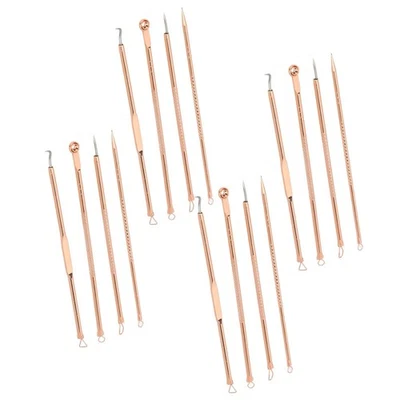 4 Set Pimple Blackhead Remover Comedones Extractor Tool Kit Professional - Imagen 1 de 4
