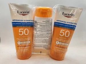 3 Eucerin Advanced Hydration Hyaluronic Acid & Humectants SPF 30 Sunscreen - Picture 1 of 2