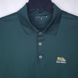 Nike Poloshirt Herren Large Grün Dri Fit Golf PGA West Swoosh Performance  - Bild 1 von 11