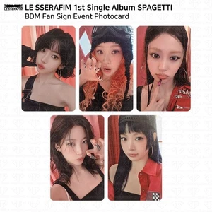 LE SSERAFIM 1. Single Album SPAGHETTI BDM Fan Schild Event Fotokarte KPOP - Bild 1 von 11