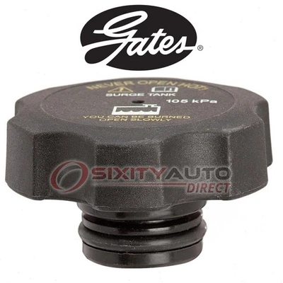 Gates Coolant Reservoir Cap for 2010-2015 Chevrolet Camaro 3.6L V6 6.2L V8 - gu — 第 1/4 张图片