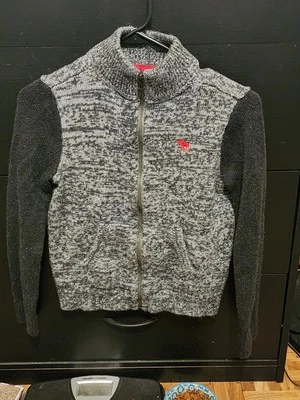 Suéter Juvenil Abercrombie Cremallera Completa Talla 9/10 Foto 1 de 4