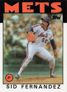 1986 Topps Baseball Sid Fernandez New York Mets #104 - A - Picture 1 of 2