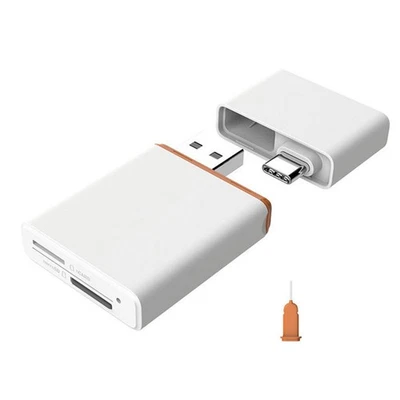 Dual USB Type A/C Connecter nCard NM Micro SD Card Reader USB 3.1 Converter P&P - Image 1 of 4