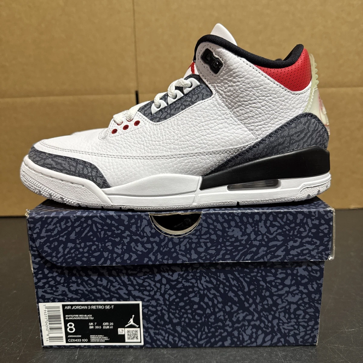 NIKE Air Jordan 3 Retro SE-T CO JP 箱付き Jordan 3 SE-T Japan Exclusive Fire Red for Sale - Authenticity