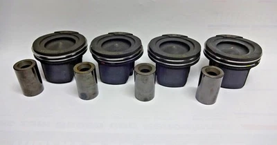 Kolben Satz 4 St Original Mercedes OM654 STD S213 W205 W213 STD A6540300517 N - Bild 1 von 4