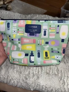 Clinique Kate Spade collab Cosmetic Bag Brand New. Fun Colors. 3549 - Picture 1 of 4