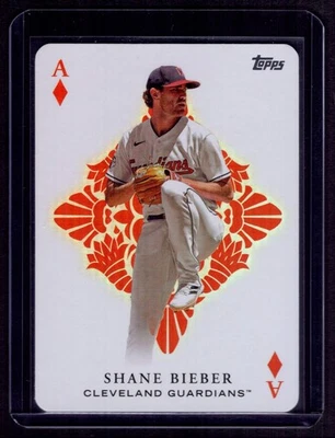 2023 Topps Series 1 - All Aces #AA-15 Shane Bieber - Image 1 of 2