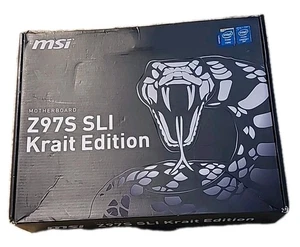 MSI MOTHERBOARD Z97S SLI KRAIT EDITION, OPEN BOX NEVER USED WITH DVD/CABLE - Zdjęcie 1 z 14