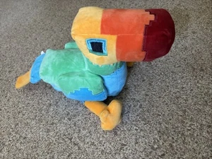 Hot Topic Kissen Buddy Minecraft großer Schnabel Plüsch Papagei 13 Zoll - Bild 1 von 3