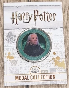 Harry Potter Medaille Münzsammlung - Kammer des Schreckens - Lucius Malfoy  - Bild 1 von 2