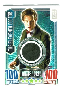 Doctor Who Alien Attax Topps 50th Ann Eleventh Doctor Costume Card #1716/4150 - Picture 1 of 2