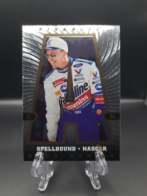 Mark Martin 1997 97 Pinnacle Spellbound Racing Silver Etched Foil Insert Card #5 - Image 1 of 2