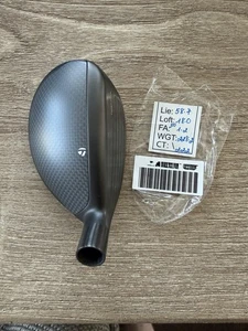 LEFT HAND TOUR ISSUE TAYLORMADE Qi35 3 HYBRID 19 HEAD ONLY LH QI 35 RESCUE SPECS - Picture 1 of 4