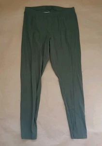 Leggings donna Old Navy a costine verde oliva pull-on elasticizzati taglia XL casual basic - Foto 1 di 10