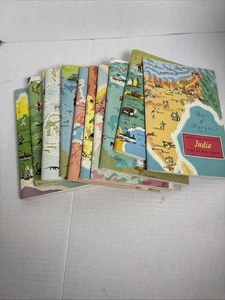 Around the world program Lot of 12 booklets American Geographical Society - Picture 1 of 13