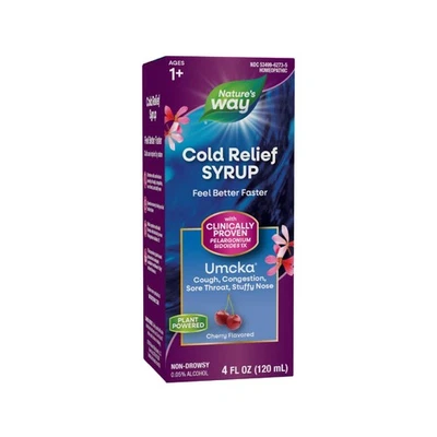 Nature's Way Cold Relief Syrup, Umcka, Shortens Duration & Reduces Severity,... - Image 1 of 4