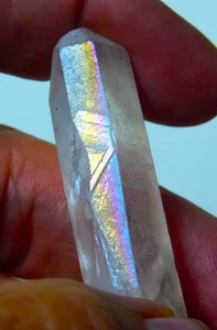 Opal Aura Quartz Crystal Point From Arkansas - Picture 1 of 9