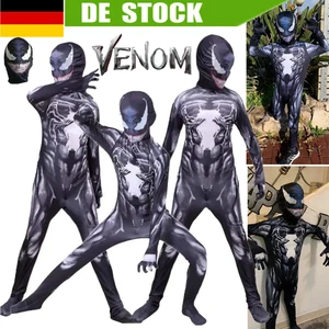Karneval Superheld Venom Cosplay Kostüm Kinder Herre Overall Party Cosplay*DE - Bild 1 von 20