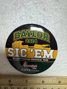 2014 Baylor Bears Football - Mclane Stadium Button - Picture 1 of 4