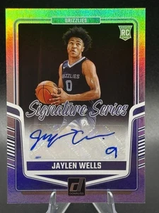 2024-25 Panini Prizm Auto Silver Sensational RC Jaylen Wells #SS-JWG - Grizzlies - Bild 1 von 2