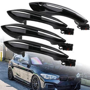 Black Comfort Access w/LED Exterior Door Handle For BMW 5 6 7 Series F07 F10 F01 - Bild 1 von 16
