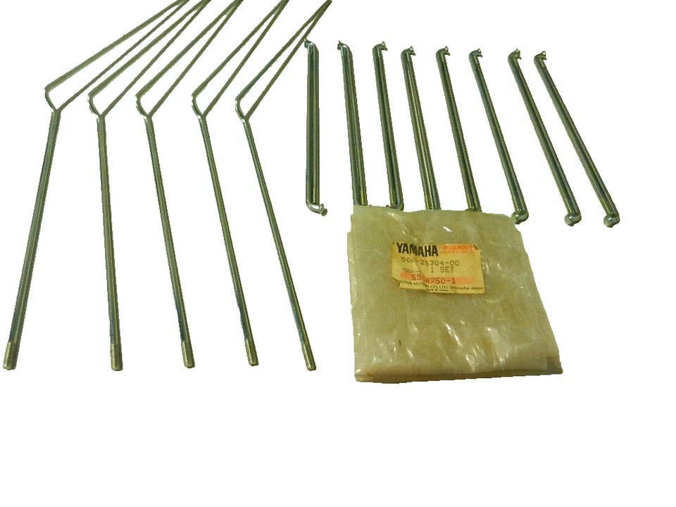 Juego de radios traseros Yamaha 86-87 TT350 85-86 TT600 56A-25304-00 cantidad 21 NOS Foto 1 de 1