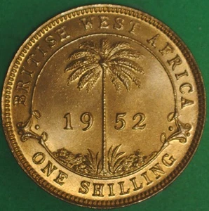 1952H British West Africa Shilling BU - Picture 1 of 2