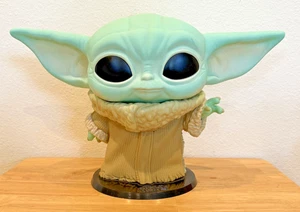 Star Wars Baby Yoda Grogu The Child 10" Funko 369 Pop Figura in Vinile Bobble Head - Foto 1 di 8