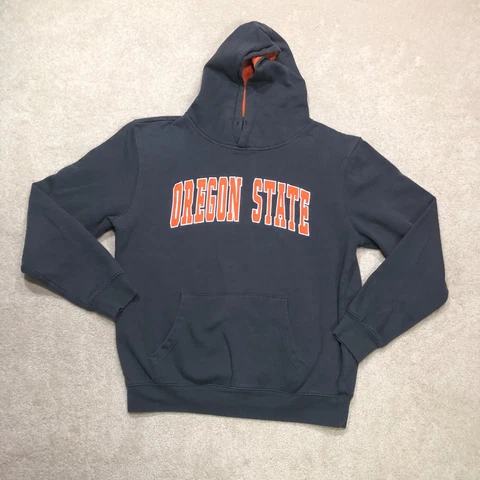 Oregon State Beavers Hoodie Sweatshirt Mens Large Gray Cover