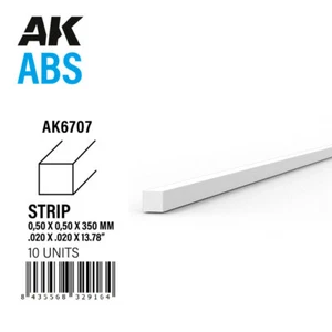 AK-Interactive ABS Strips 0.50 x 0.50 x 350mm (10pcs) - Bild 1 von 1