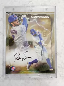2024 Fanatics Under Wraps Emanate Dansby Swanson Chicago Cubs Auto Gold 33/50 - Bild 1 von 3