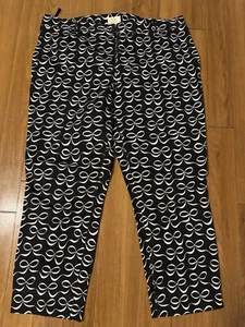 Kate SpadeBow Pants Black & White Size 14 - Picture 1 of 4