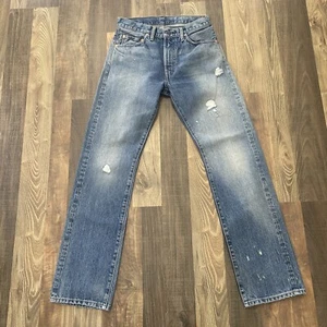 Levi's LVC(Levis Vintage Clothing) Big E Redline Selvedge Denim Jeans W28 L31 - Picture 1 of 23