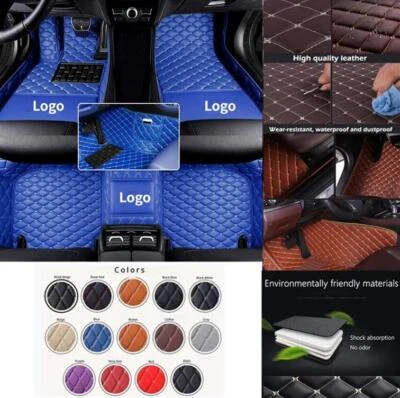 For Porsche All Models Car Floor Mats Auto Carpets All Weather Waterproof Luxury - Image 1 of 4