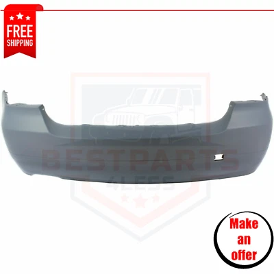 NEW Rear Bumper Cover, Primed for 2006 BMW 325i / 2007-2008 328i - Изображение 1 из 4