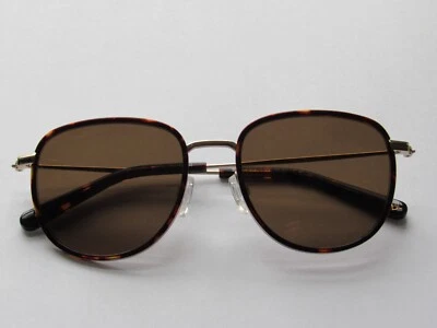 Gafas de sol retro redondas con marco de alambre marrón habana BR3004/S NUEVAS BANANA REPLUBLIC Foto 1 de 3