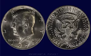 1973 Kennedy Half Dollar - Never Stock Photo's - Picture 1 of 3