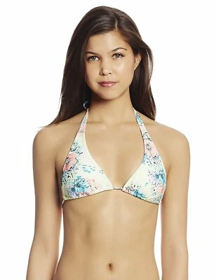 O'Neill Juniors Jardin Slide Halter Bikini Top, Key Lime, Large - Image 1 of 2