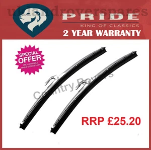 CLASSIC CAR 11" STAINLESS STEEL WIPER BLADES. (OEM) ONE PAIR 5mm BAYONET FITTING - Picture 1 of 11