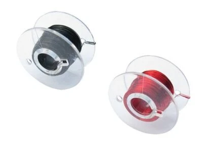 SCHÖNWITZ Filo di rame laccato filo laccato rosso nero 0,15 mm filo CU su bobina set da 10 m S437