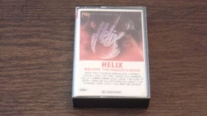 Helix Walkin' The Razor's Edge (1984) Cassette - Imagen 1 de 3