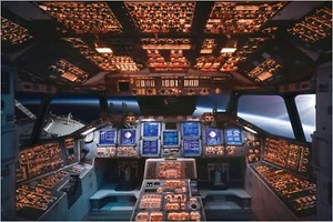EuroGraphics Columbia Space Shuttle Cockpit Poster - Picture 1 of 1