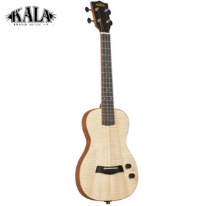 Kala KA-SB-MAP-T Solid Body Flame Maple Tenor Electric Ukulele With Gig Bag - Picture 1 of 4