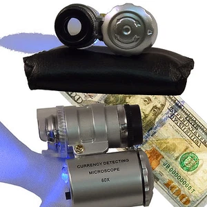 BRAND NEW Jeweler Eye Jewelry Loupe Loop  60X Magnifying Magnifier Led Light - Picture 1 of 12