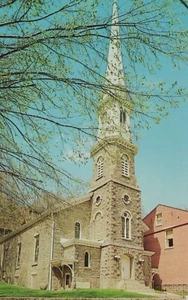 Prima Chiesa Presbiteriana Galena Illinois Campanile Cromato Cartolina d'epoca - Foto 1 di 3