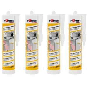 4er Set Förch Powerkleber Hybrid, weiß, Kartusche a´450g - Bild 1 von 1