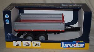 Bruder JCB Flatbed Tipping Trailer - 1:16 Scale - NEW in Box