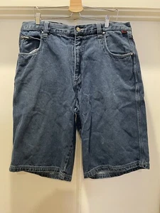 Pantaloncini vintage Fubu Platinum Carpenter Denim blu taglia 40 - Foto 1 di 5
