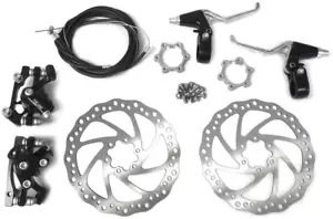 Front and Back Disk Brake Kit - 160Mm for 80Cc Gas Motorized Bicycle - Freewheel - Picture 1 of 12